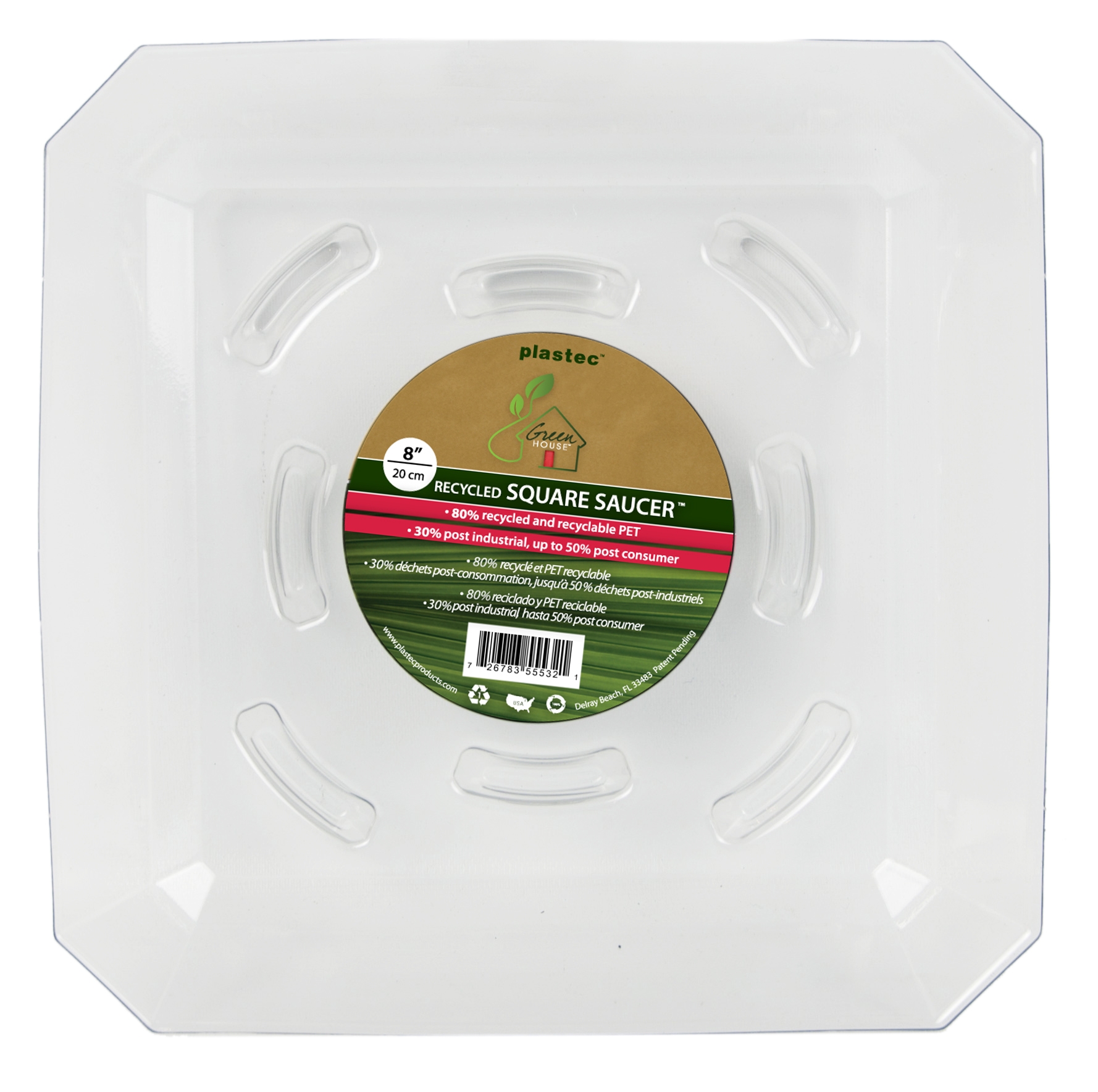 Plastec FGR16 Floor Guard Recycled Saucer 16-Inch